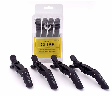 4-Pack Colortrak Croc Hair Sectioning Clips - Model 5400