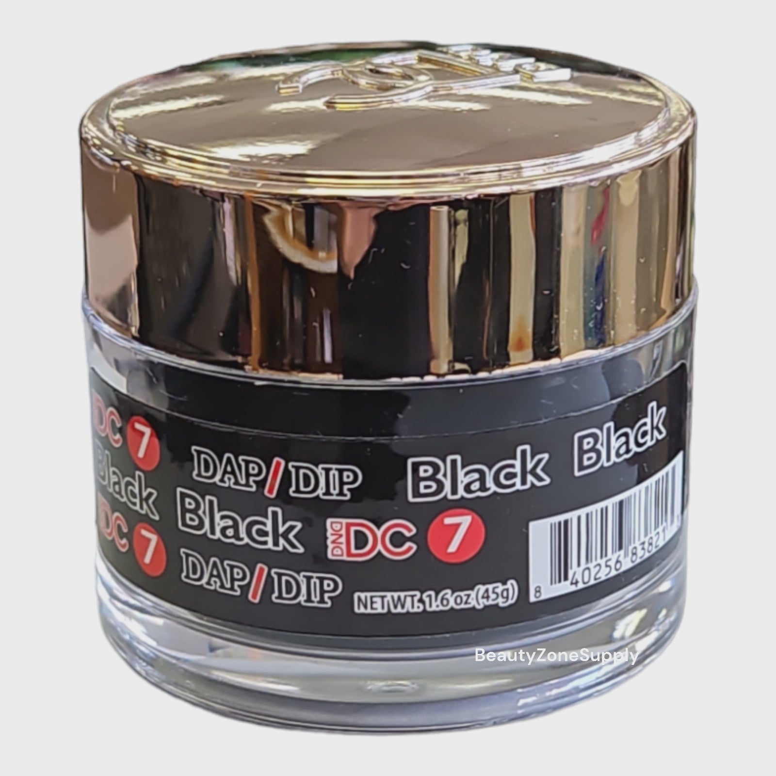 DC DND High - Quality Dip and Acrylic Nail Powder, 2 - ounce Black Color, Variant 7