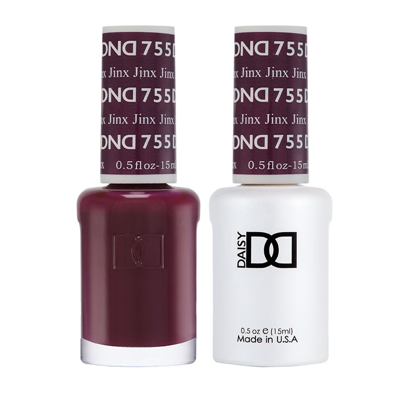 DND Duo Jinx #755 Gel Polish and Matching Lacquer