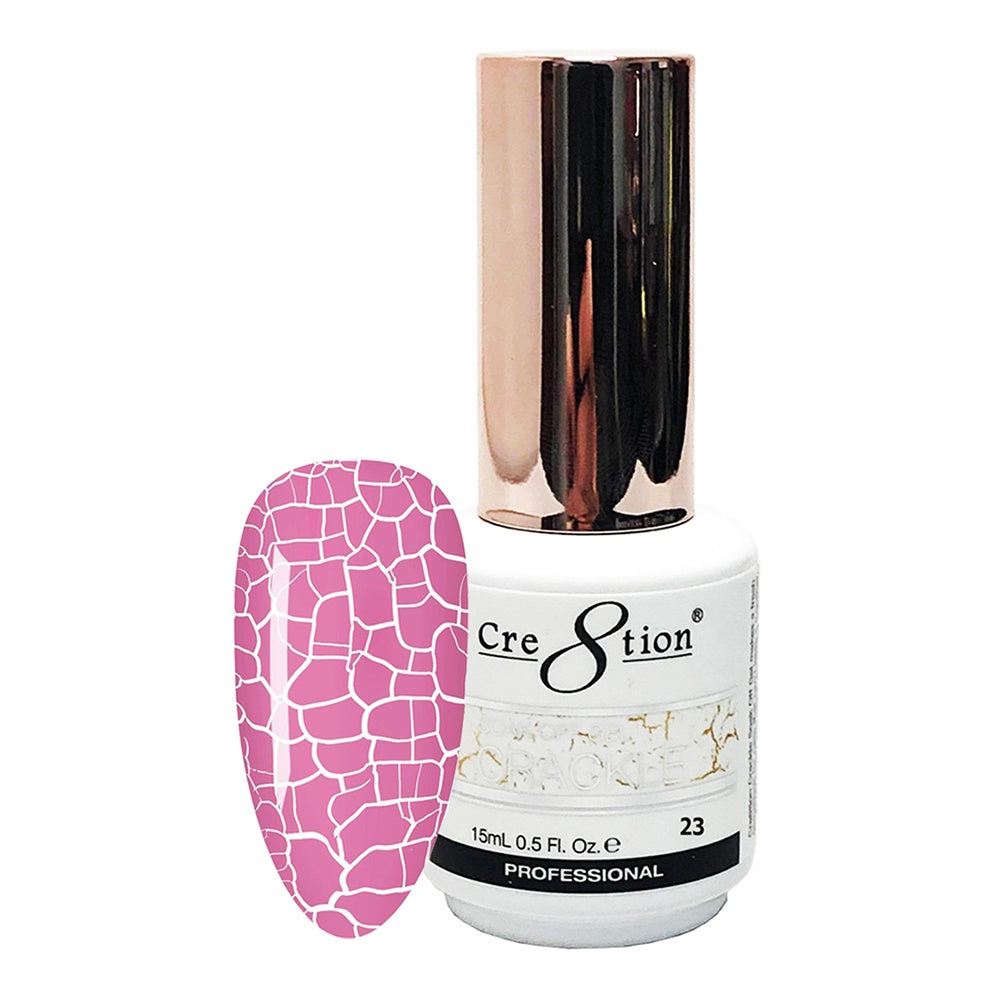 Premium Cre8tion #23 Crackle Soak - Off Gel Nail Polish