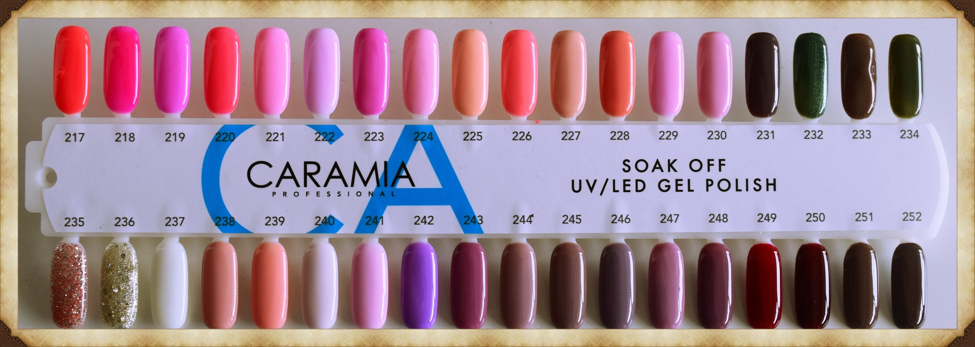 Caramia Two - in - One Gel and Lacquer Set, Item Number 232