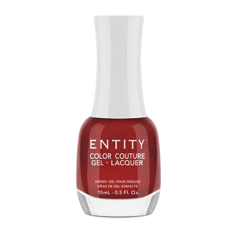 15 Ml | 0.5 Fl. Oz. Entity Lacquer Subculture Couture Red Pearl #626