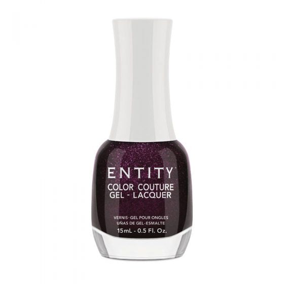15 mL | 0.5 Fl. Oz. Maroon Entity Lacquer Mini Skirt Shimmer #634