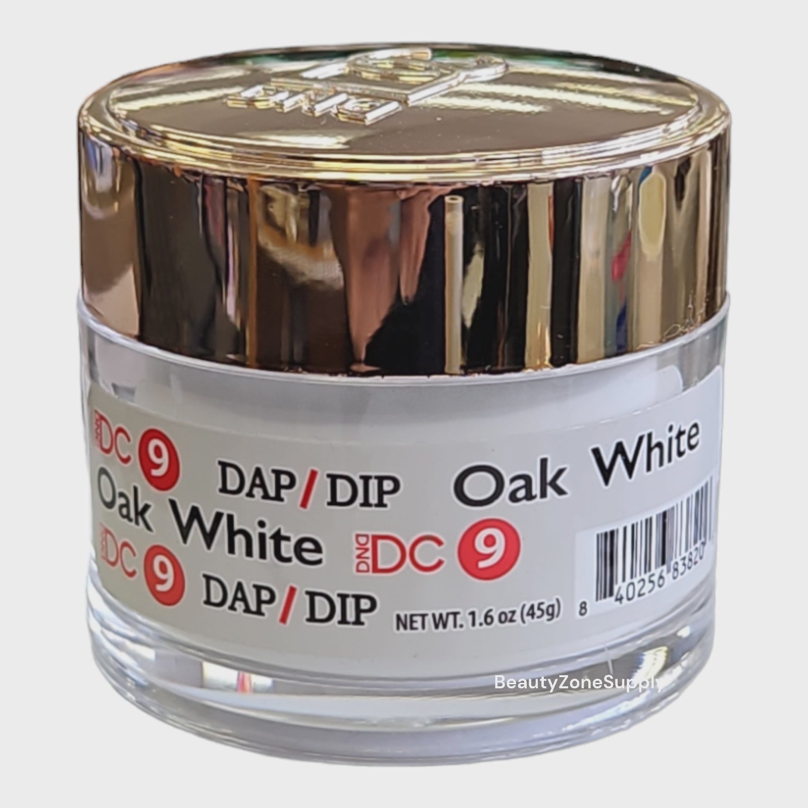 DC DND Premium Dip and Acrylic Powder for Nail Art - 2 oz Oak White Shade #9