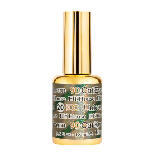 DC D&D 9D Cat Eye Unicorn Gel Polish #20 - Elf House, 0.5 Ounce
