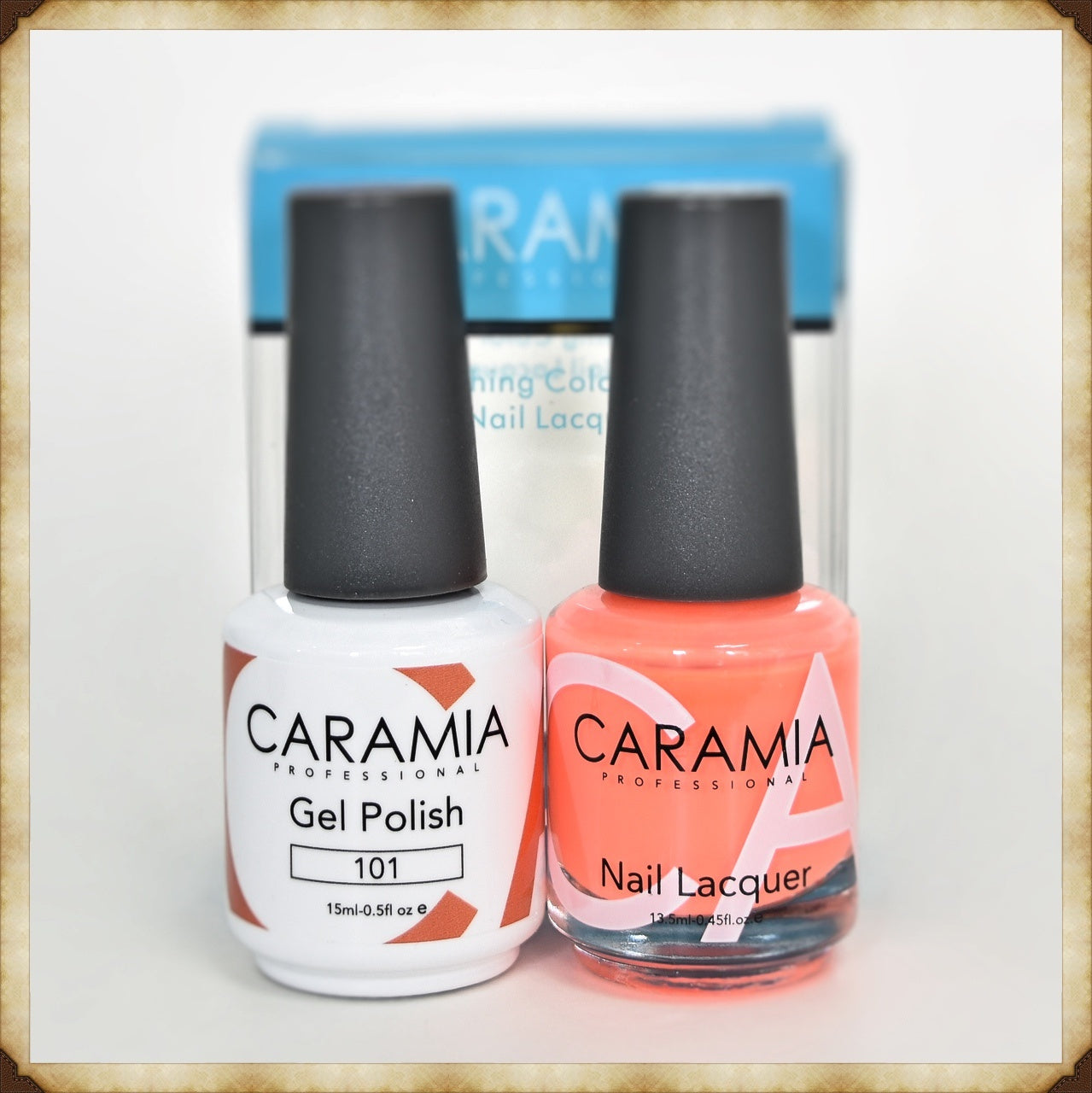 High - Quality Caramia 101 Duo Gel and Lacquer Set