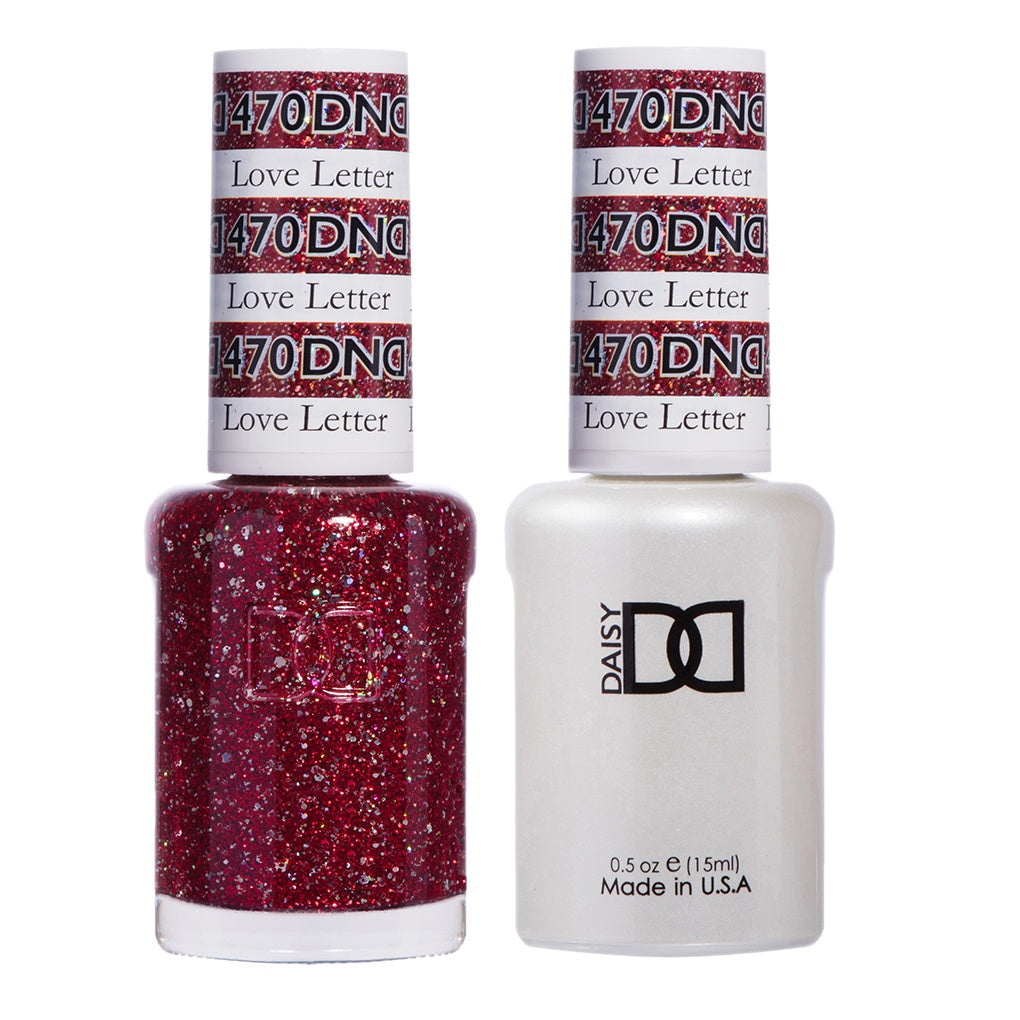 DND Duo Gel & Lacquer - Romantic Love Letter Collection #470