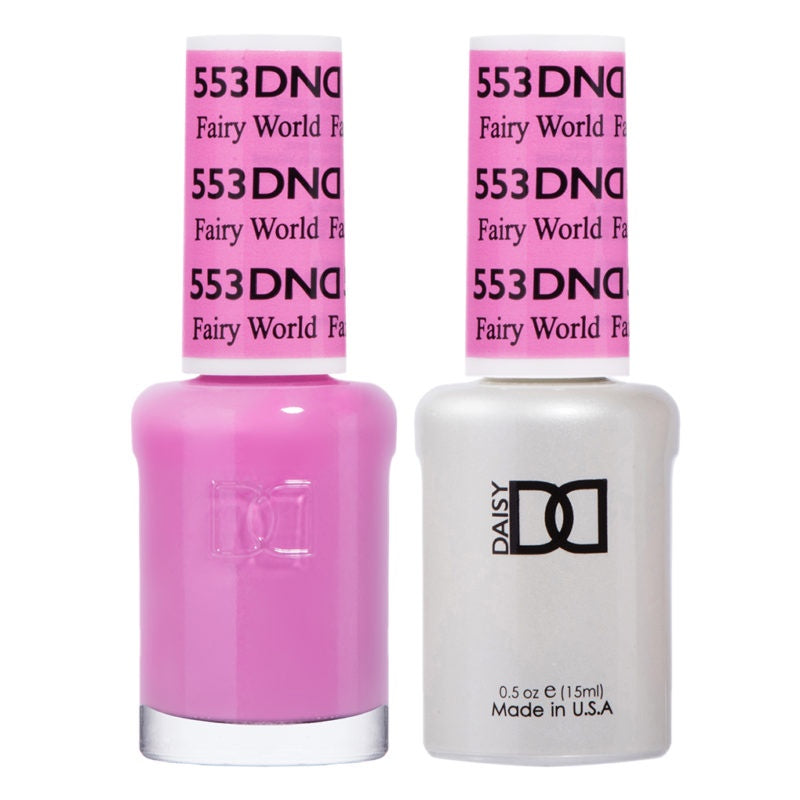 DND Fairy World #553 Duo Gel Polish and Matching Lacquer Set