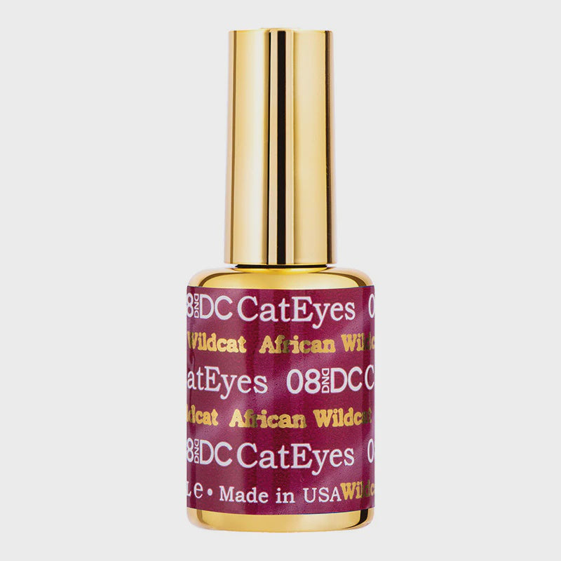 DC DND Cat Eye Gel Polish #08 - African Wildcat, 0.6 fl oz