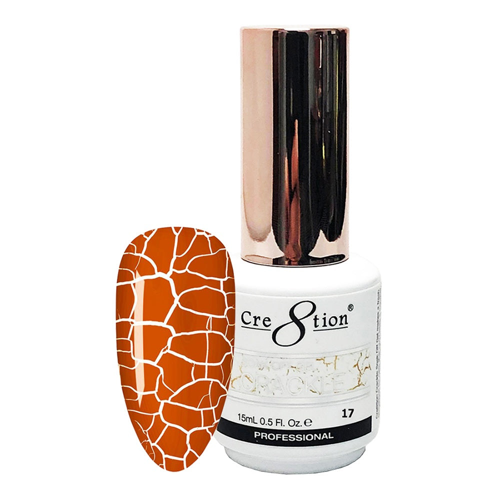 Cre8tion Crackle Soak-Off Gel Nail Polish #17