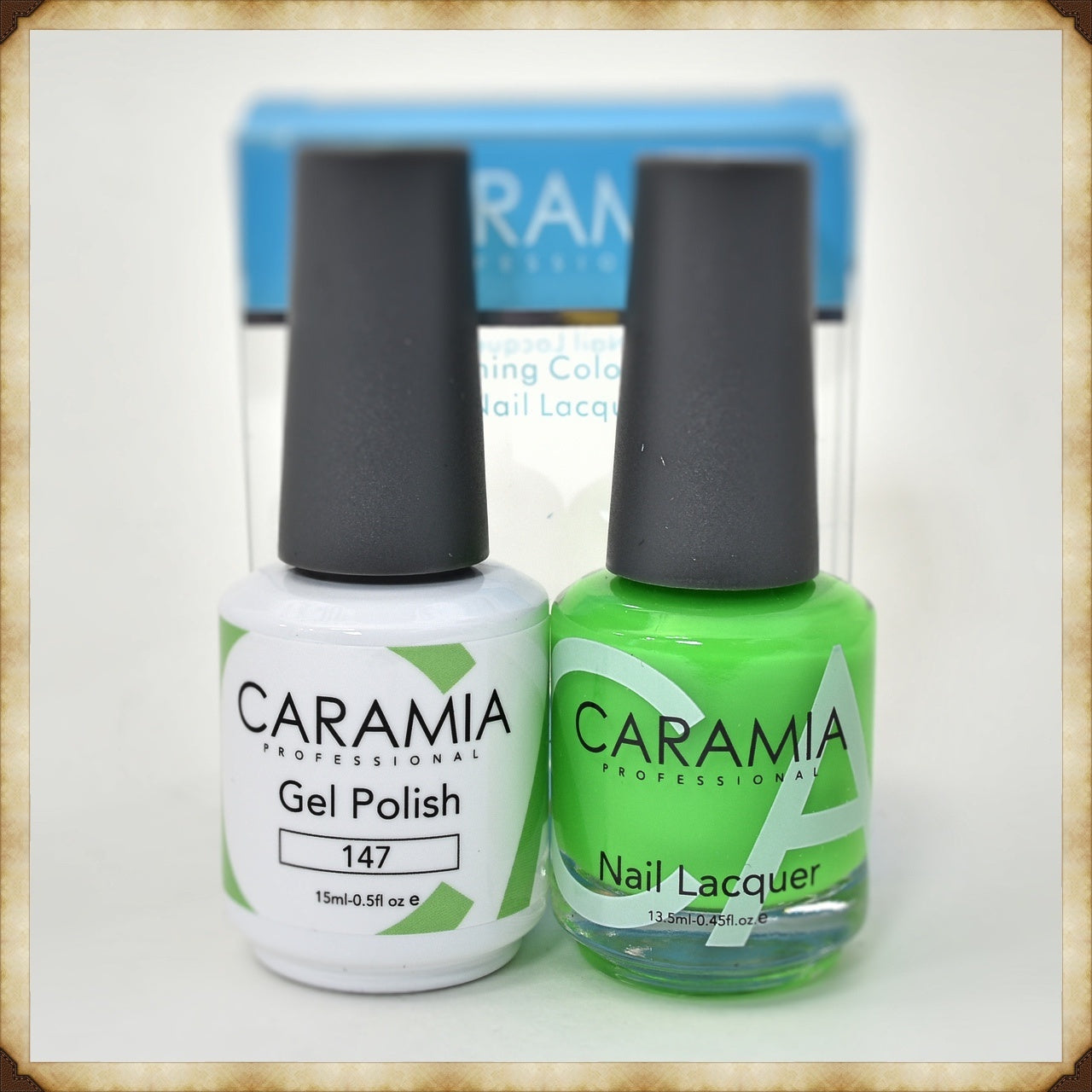 147 Caramia Premium Duo Gel and Lacquer Set