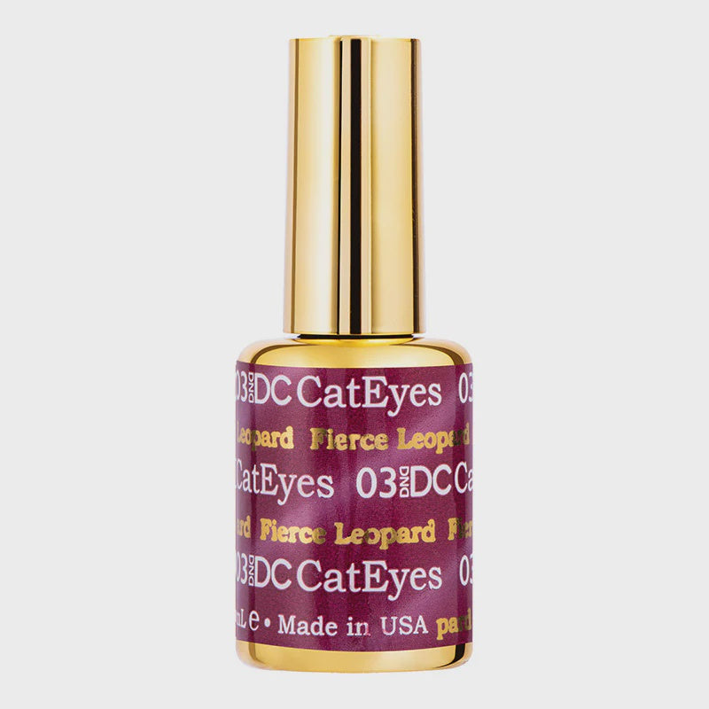 DC DND Cat Eye Gel Polish #03 - Fierce Leopard, 0.6 fl oz