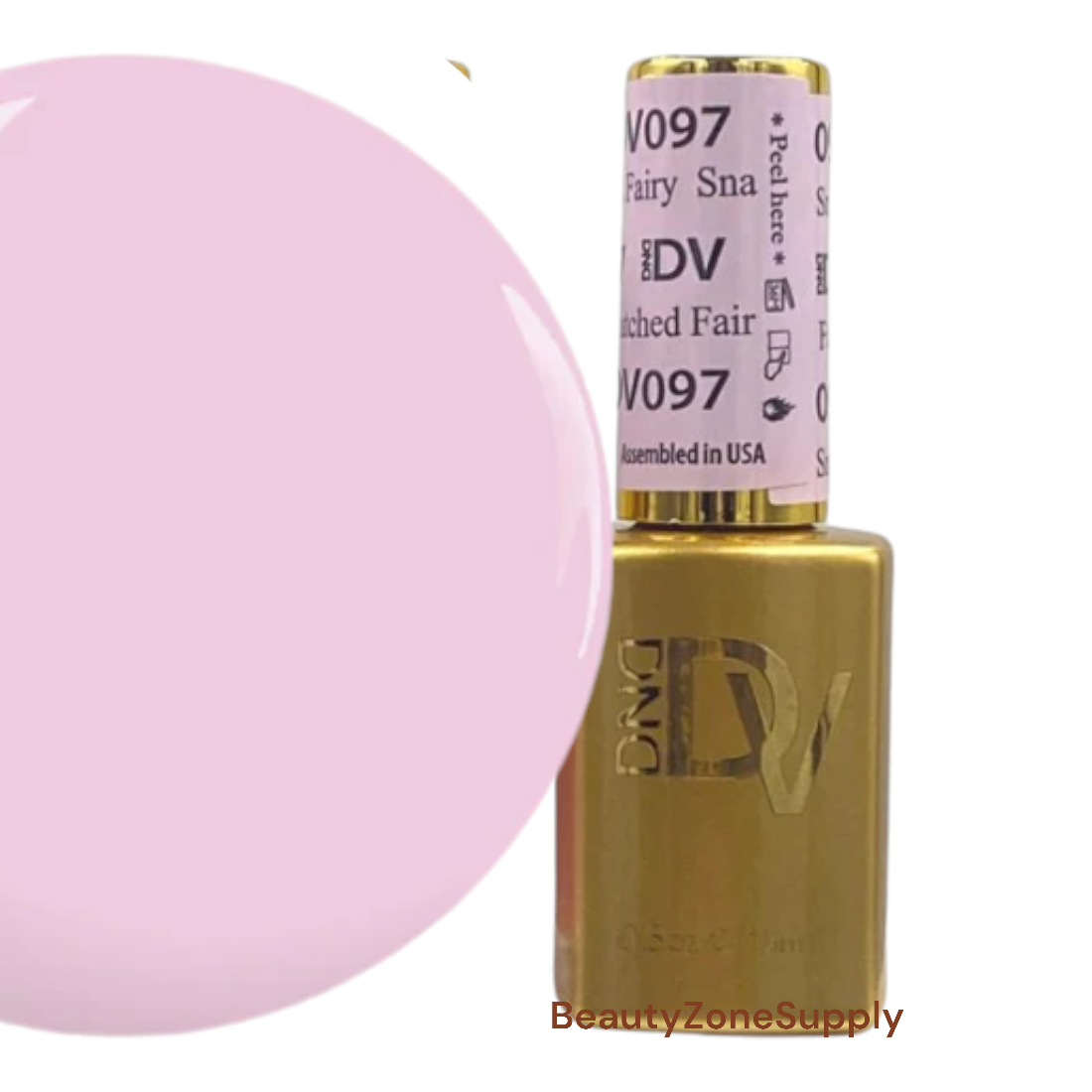 DND Diva 0.5 oz Gel Polish in 097 Fairy Snatched Shade