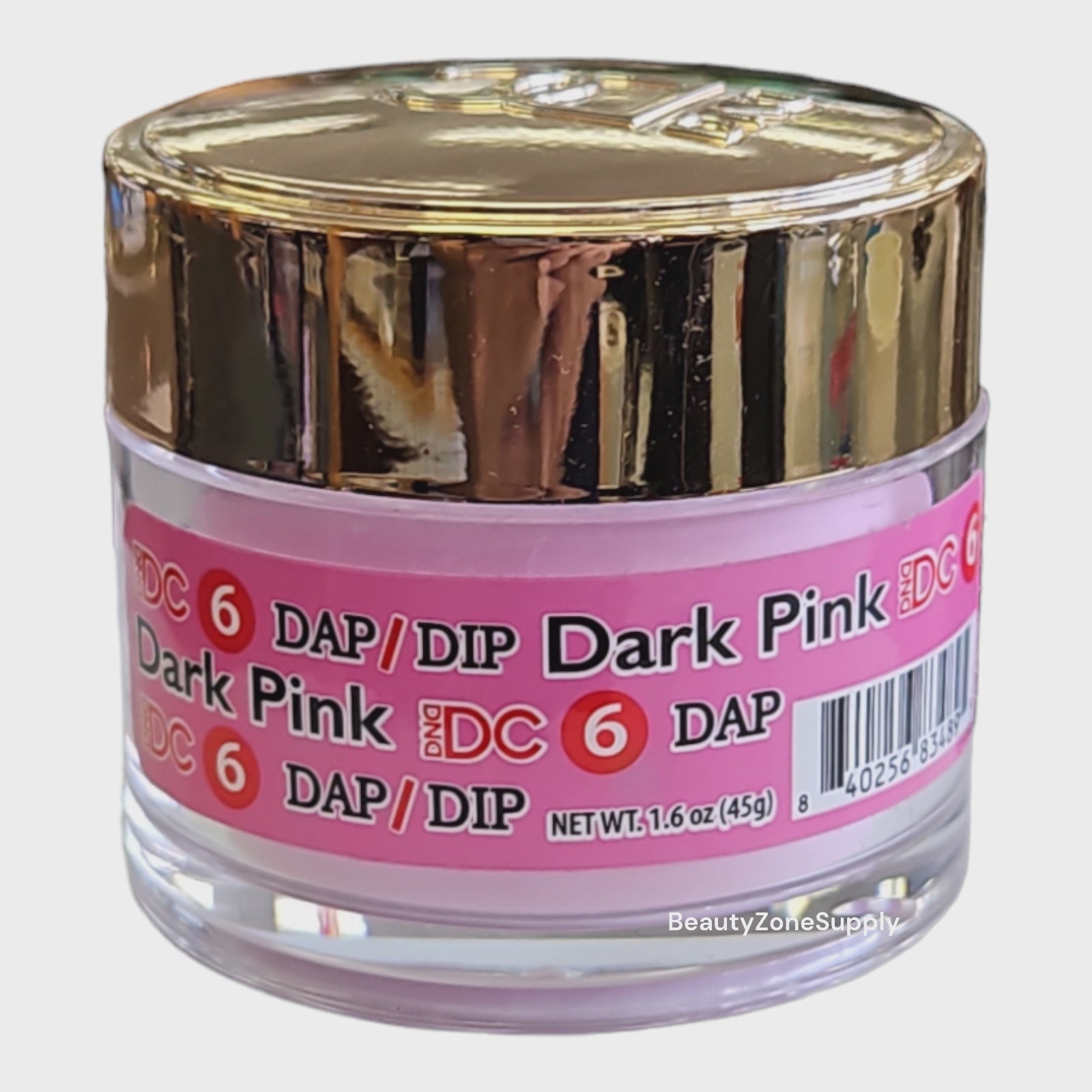 DC DND Branded Dark Pink 2 oz Dip and Acrylic Nail Powder Set