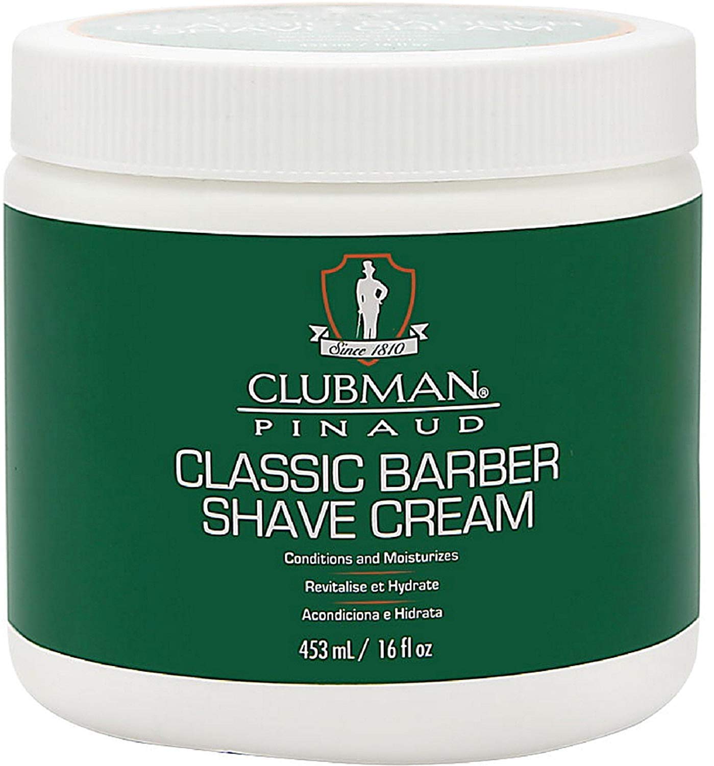 16 oz Clubman Classic Barber's Premium Shave Cream #28006