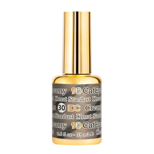 DC DND 9D Creamy Cat Eye Gel Polish - Korat Stardust Shade, 0.5 Ounce