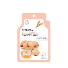 Dearderm Premium Bio Cellulose Gel Facial Mask with Egg White Extract, 30ml / 1.01 fl oz