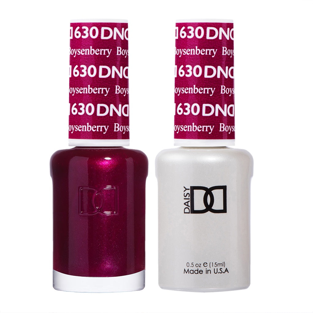 DND Duo Gel Nail Polish and Lacquer Set in Boysenberry Shade #630