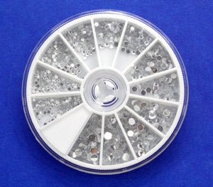 Cr6144 Crystal Clear Rhinestones in Six Sizes, #490