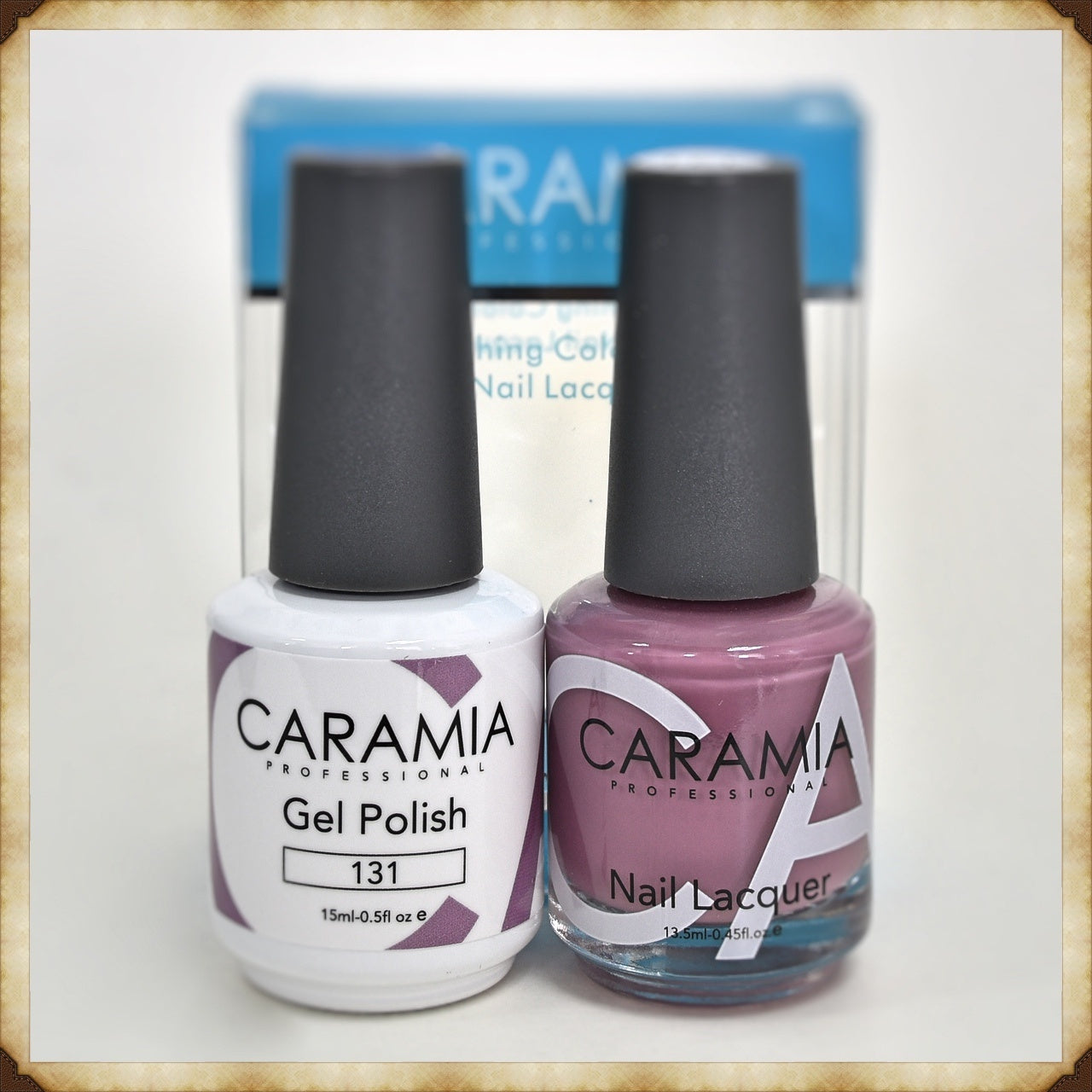 Caramia 131 Duo Set: High - quality Gel and Lacquer