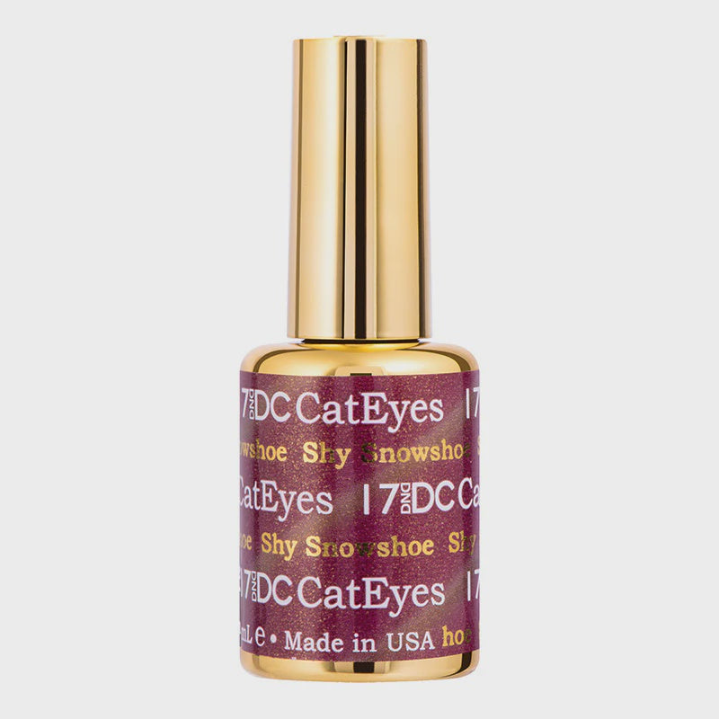 DC DND Cat Eye Gel Polish #17 - Shy Snowshoe, 0.6 fl oz