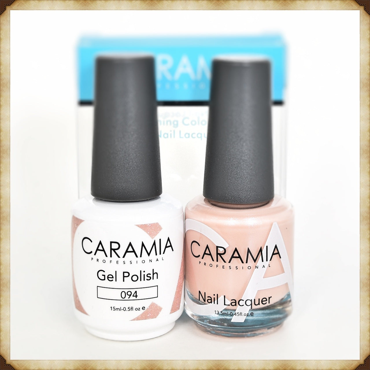 Caramia Duo Gel Polish and Lacquer Set - Shade 094