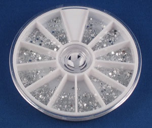 Sparkling Clear Rhinestones Decorative Wheel - Model CR5012 #9571