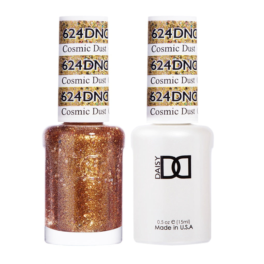 DND Duo Cosmic Dust #624 Gel Polish and Matching Lacquer Set