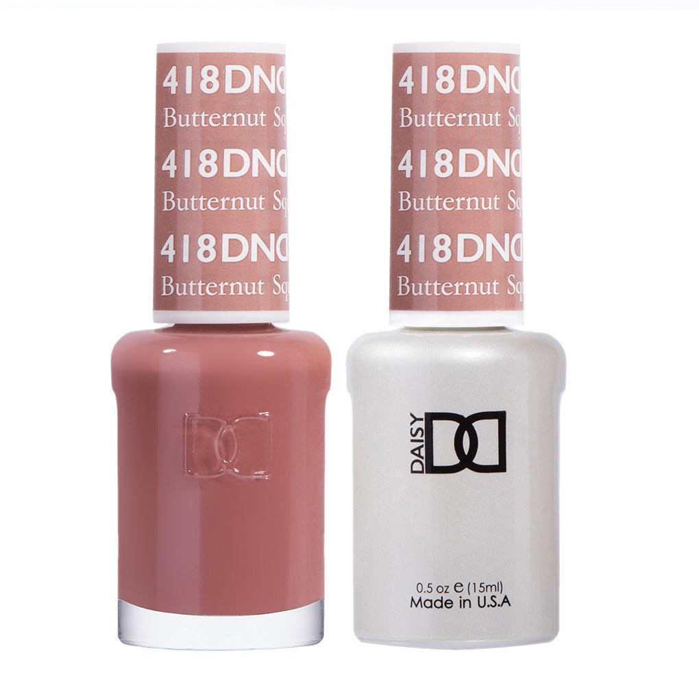 DND Duo Gel Nail Polish and Lacquer Set in Butternut Squash Color #418