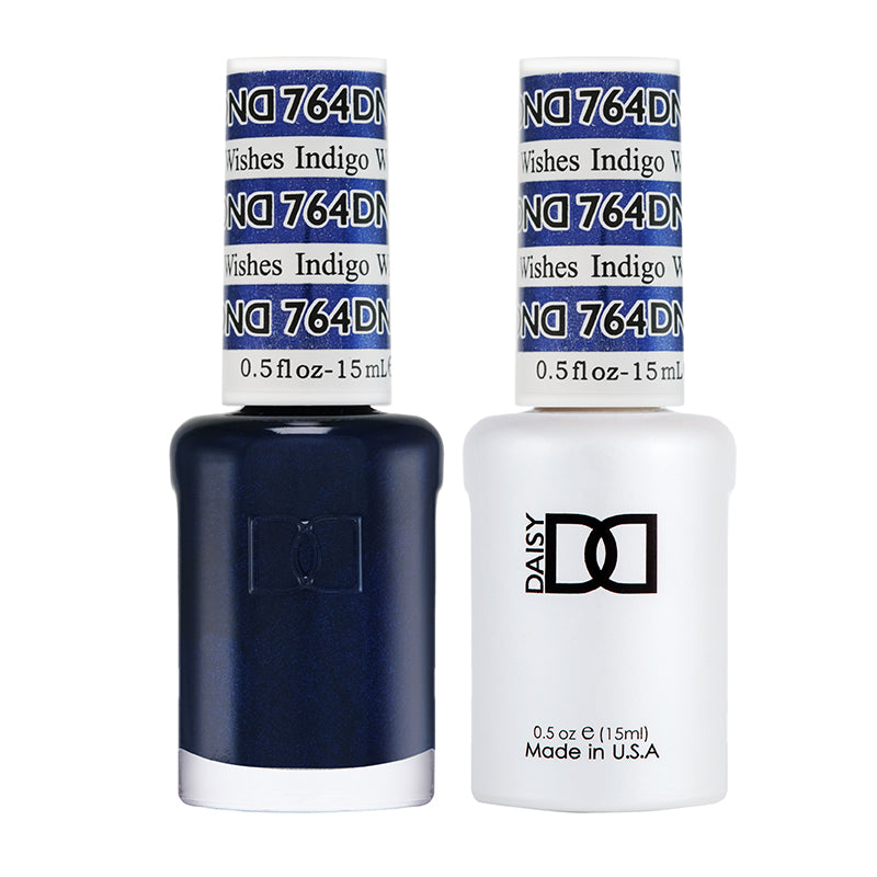 DND Duo Indigo Wishes #764 Gel Polish and Matching Lacquer