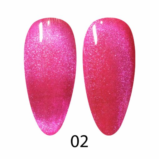 DC DND 9D Bejeweled Cat Eye Smoothie Gel Polish, 0.5 oz
