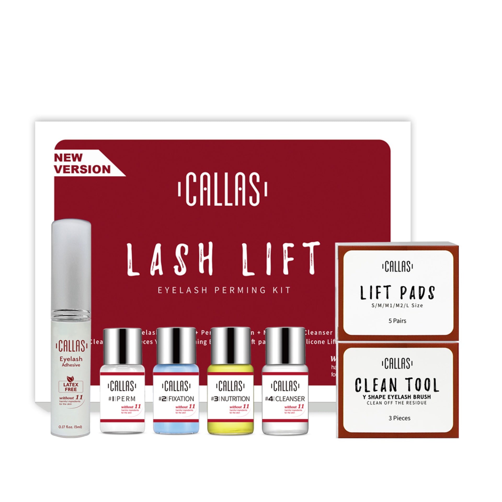 Callas New Version Eyelash Perming Kit for Beautiful Lash Lift