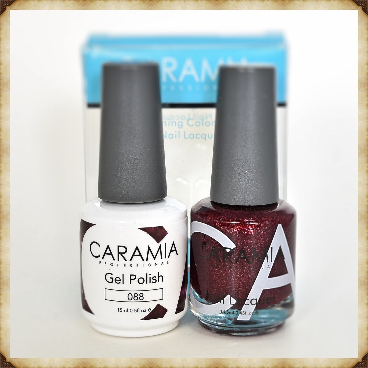 Caramia Duo Gel Polish and Lacquer Set 088 - Single Pack