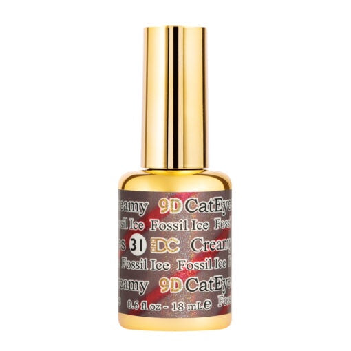 DC dnd 9D Creamy Cat Eye Gel Polish - Fossil Ice Shade, 0.5 oz