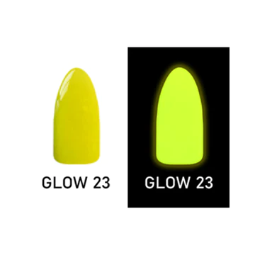 Chisel 2 - ounce Acrylic and Dipping Powder Set from the Glow - in - the - Dark Collection 23 for Nail Art