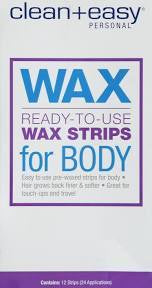 Convenient 12 - Piece Clean & Easy Body Strip Wax #45016