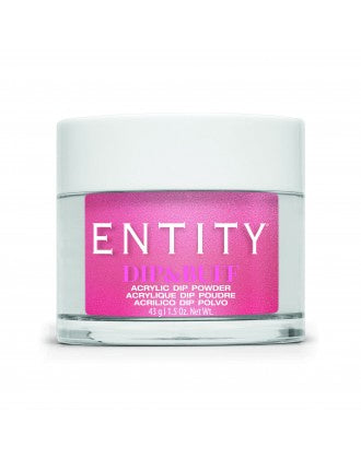Entity Dip & Buff Acrylic Powder Modelesque 43 Grams | 1.5 Ounce Shimmering Medium Pink Color #253