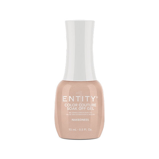 Entity Brand Gel Polish - Nakedness Champagne Pearl Shade, 15 Milliliters (0.5 Fluid Ounces) #709