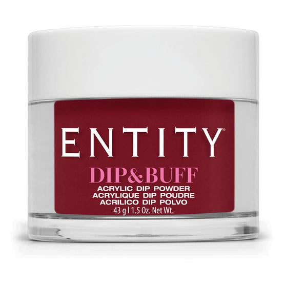 Entity Dip & Buff Nail Dip Powder Forever Vogue 43 G - 1.5 Ounce Maroon Crème Shade #527