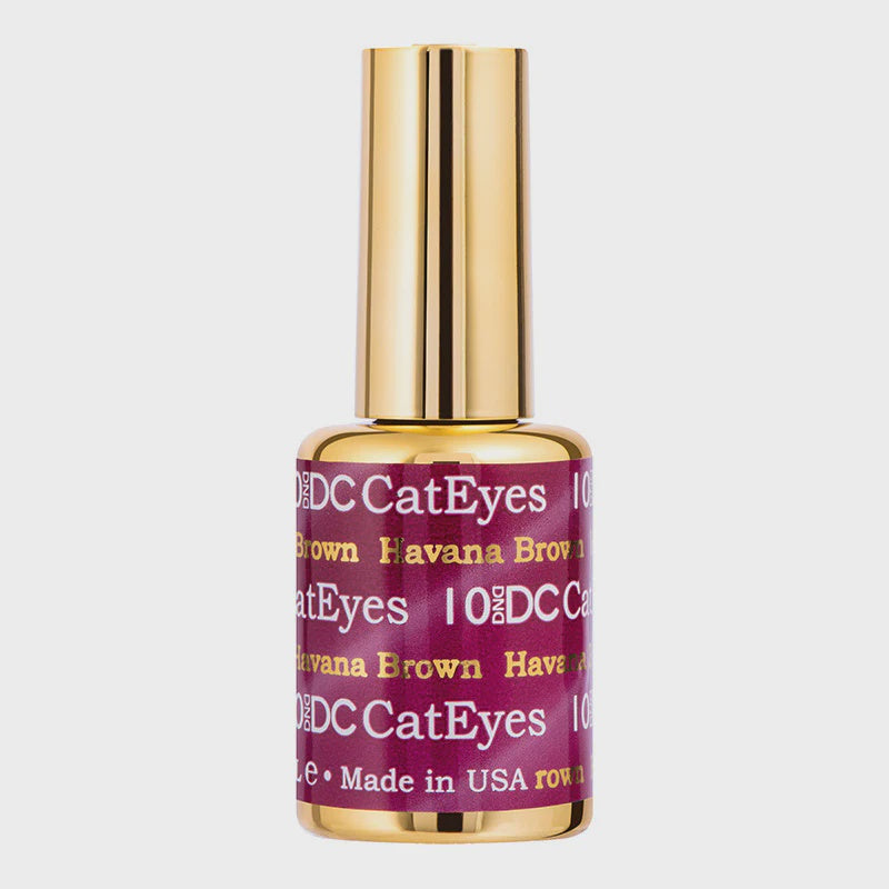 DC DND Cate Eyes Gel Polish #10 - 0.6 fl oz Havana Brown