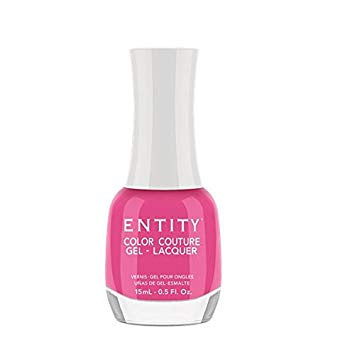 Entity Brand Nail Lacquer - The Bright Stuff in Bubblegum Pink Crème Finish, 15 Milliliters | 0.5 Fluid Ounces, Product #850