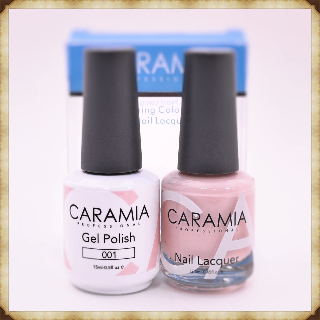 Caramia 001 Duo Gel and Lacquer Set