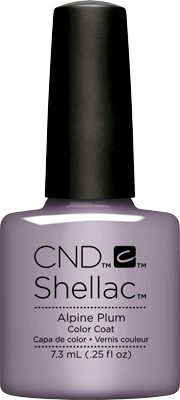 CND Shellac Alpine Plum Gel Polish, 0.25 Fl Oz for Long - lasting Manicure