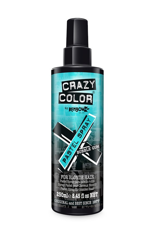 Crazy Color 250mL 8.45 oz Temporary Pastel BubbleGum Hair Spray