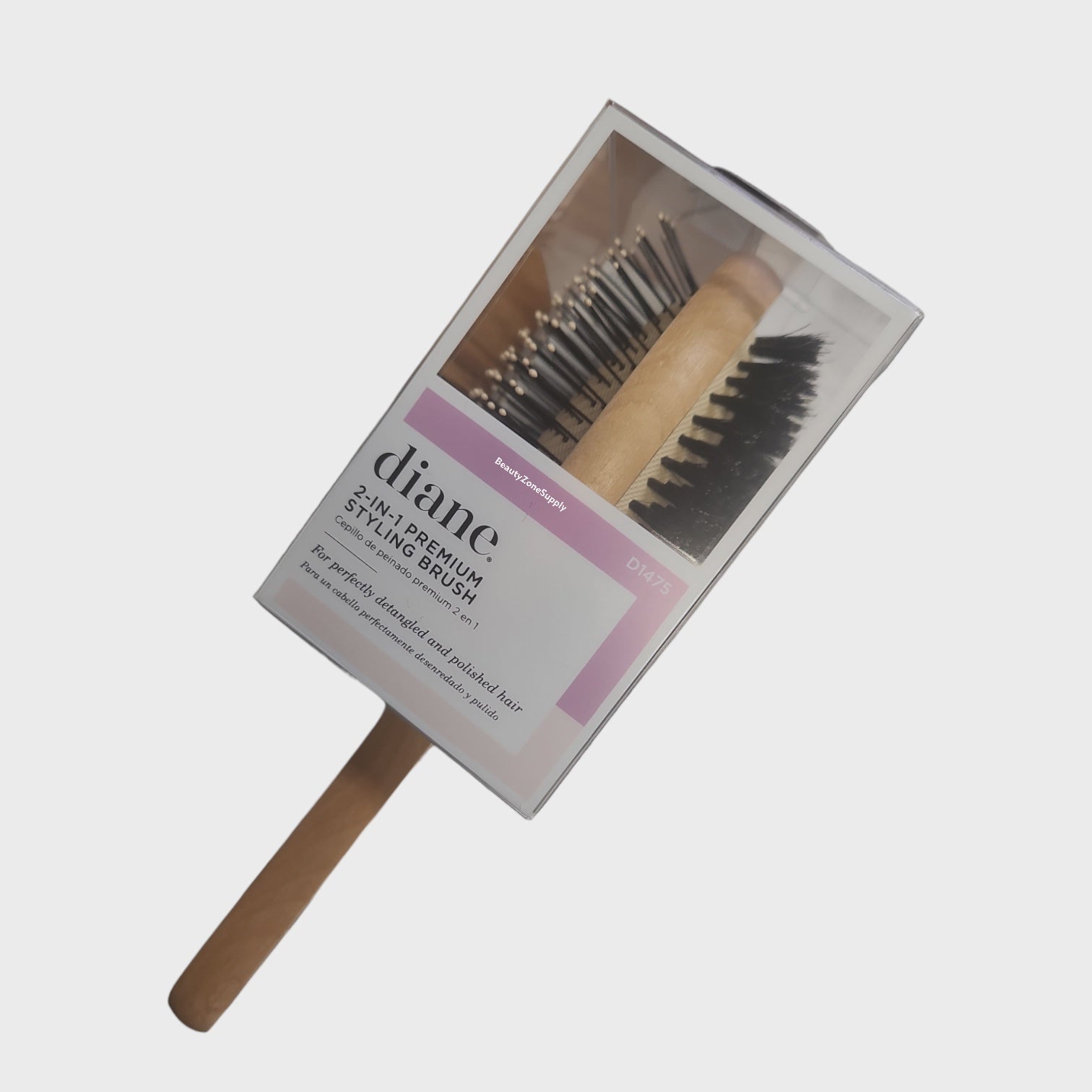Diane Premium 2-in-1 Styling Brush D1475 for Great Hair