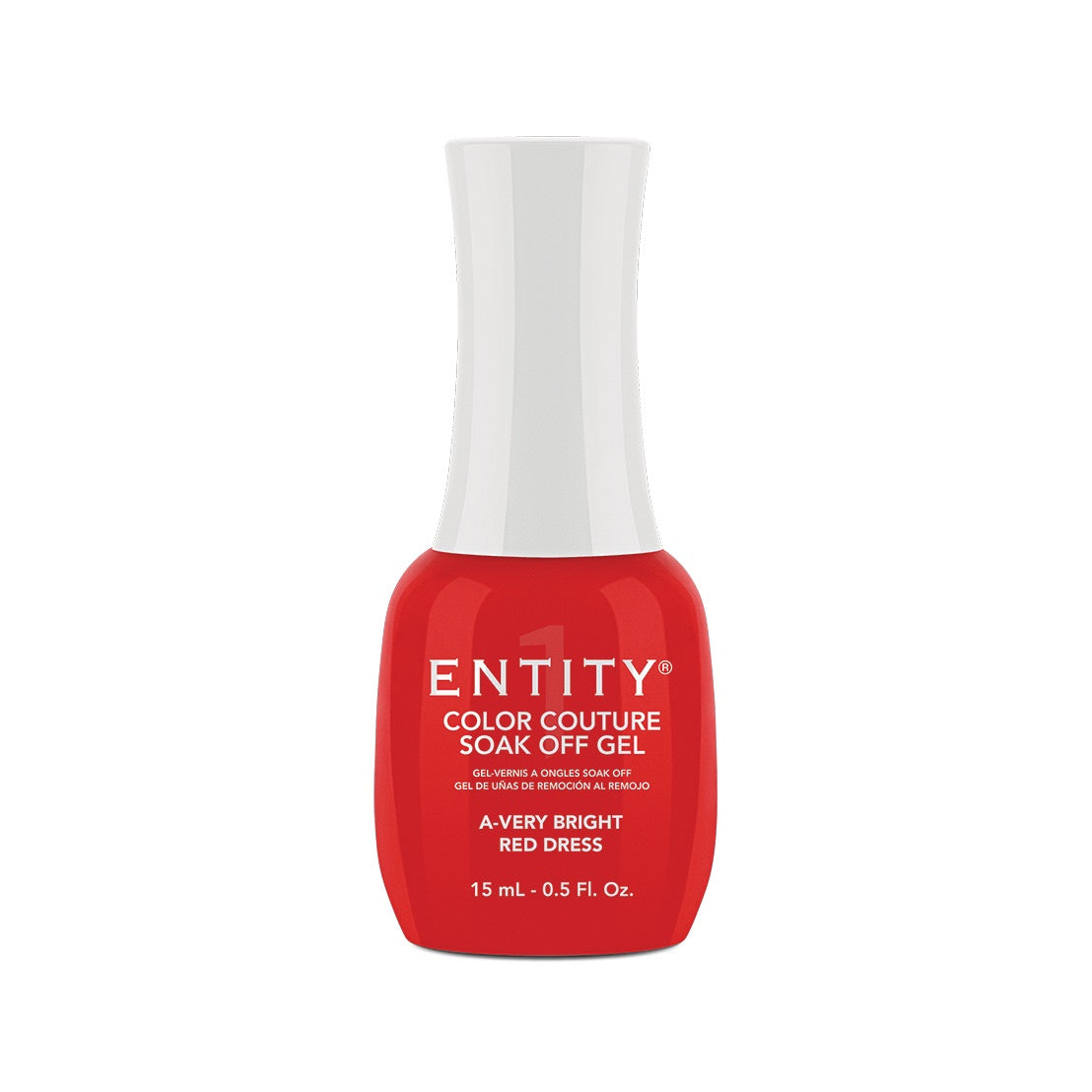 Entity Gel A - Fashionable and Super Bright Red Nail Gel Polish, 15 Ml | 0.5 Fl. Oz. #690