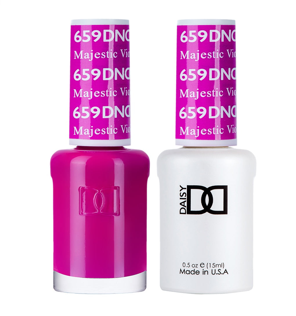 DND Dual-function Gel Polish and Lacquer Set in Majestic Violet Shade #659