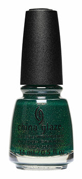 China Glaze 0.5 oz Emerald Magic Nail Polish #85096 for Royal Holiday 2021