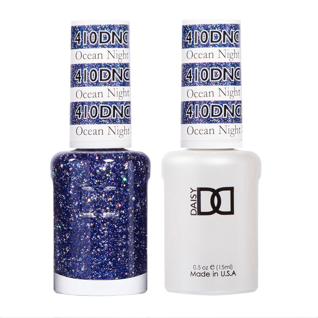 DND Dual - Function Duo Gel Nail Polish and Lacquer in the Stunning Ocean Night Star Shade #410