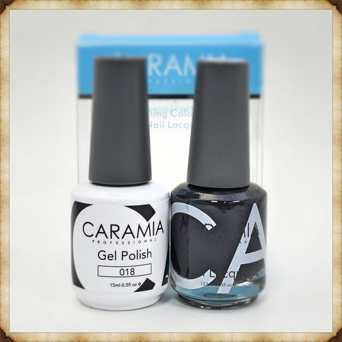 Caramia Dual - Function Gel and Lacquer Set 018 for Nail Beautification